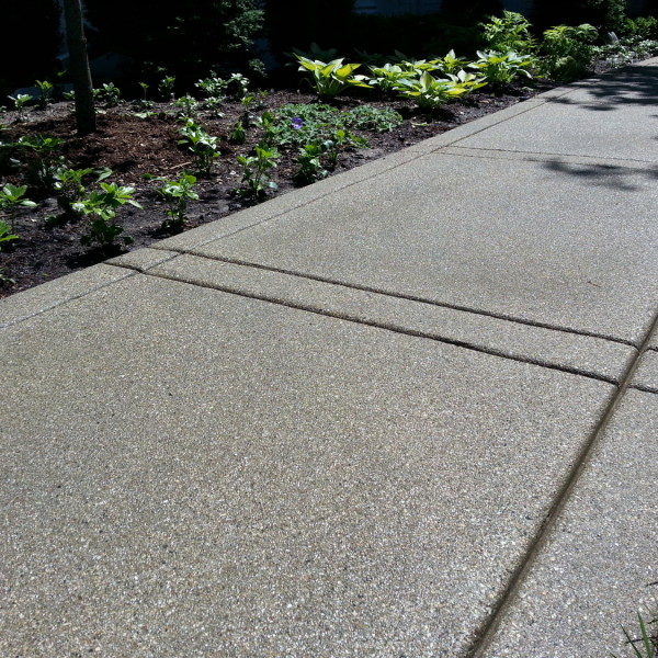 Lakeside Antique Concrete Walk North Shore Aggregate